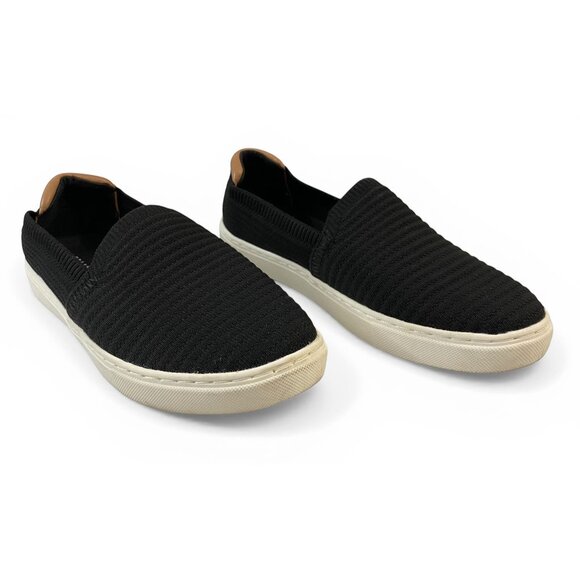 Kelly & Katie Black Knit Slip On Sneakers Womens Size 7M Casual Comfort Shoes - Picture 3 of 10